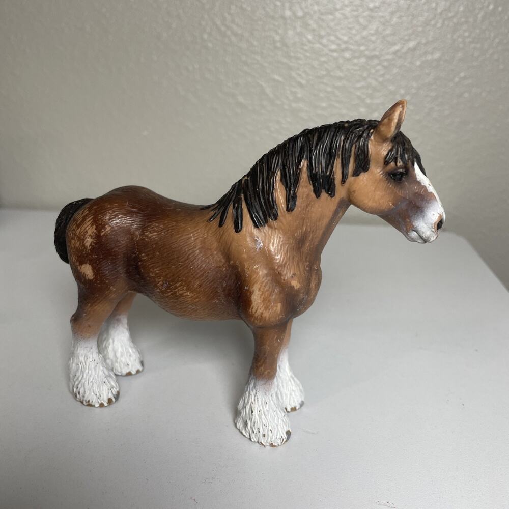Schleich Clydesdale Stallion Horse Figure 2009 Collectible Figure D-73527